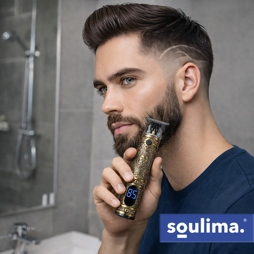 Soulima 4in1 Professzionális Trimmelő Gép – Újratölthető Akkumulátorral és Precíziós Vágófejjel