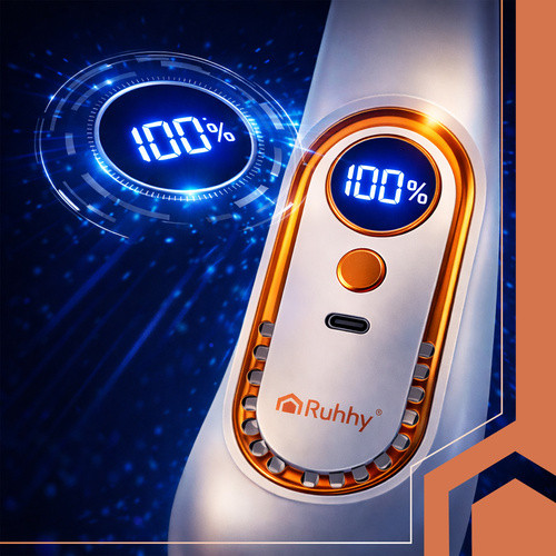 Ruhhy Nyakba akasztható vezeték nélküli ventilátor – hordozható légkondicionáló, újratölthető akkuval