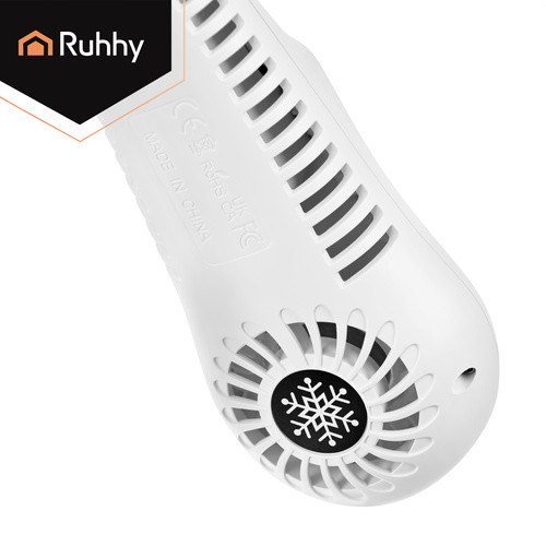 Ruhhy Nyakba akasztható vezeték nélküli ventilátor – hordozható légkondicionáló, újratölthető akkuval