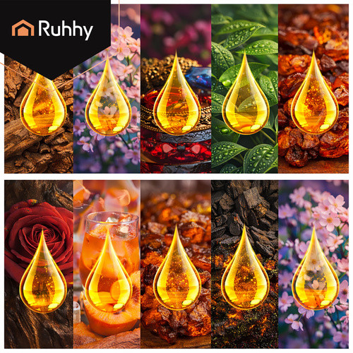 Ruhhy illóolaj készlet, díszdobozban, 10 db-os, 10 ml-es kiszerelés