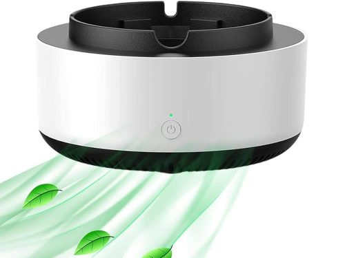 Intelligens önkioltó autós hamutartó – Öntisztuló, aromabetéttel, füstmentes megoldás, hordozható, kényelmes használat otthon és autóban