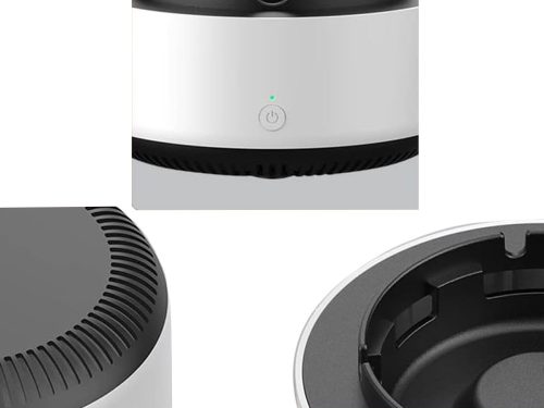 Intelligens önkioltó autós hamutartó – Öntisztuló, aromabetéttel, füstmentes megoldás, hordozható, kényelmes használat otthon és autóban