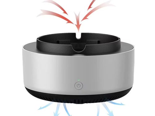 Intelligens önkioltó autós hamutartó – Öntisztuló, aromabetéttel, füstmentes megoldás, hordozható, kényelmes használat otthon és autóban