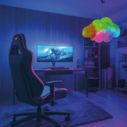 Varázs felhő lámpa - 16 RGB LED - 3 x AAA - 25 x 20 x 15 cm