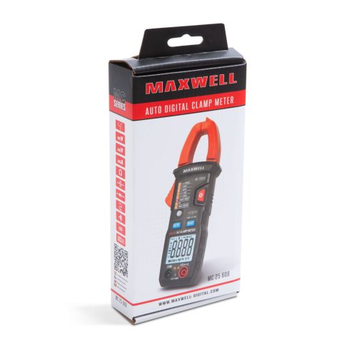 Digitális, automata lakatfogó - ellenállás méréssel - 4 digit, 6 V - 600 V AC/DC