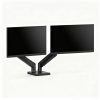 Monitor&TV tartókonzol - dupla karos, teleszkópos - asztallapra rögzíthető - 45 cm, 32"