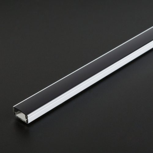 LED aluminium profil sín - 1000 x 17 x 8 mm - U profil - fehér