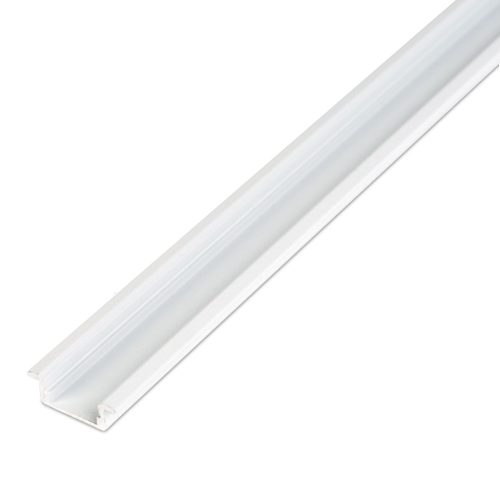 LED aluminium profil sín - 2000 x 23(17) x 8 mm - süllyeszthető U profil - fehér