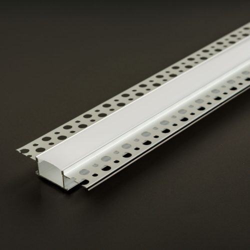 LED aluminium profil sín - vakolható, gipszkartonba süllyeszthető - 1000 x 61 x 13 mm