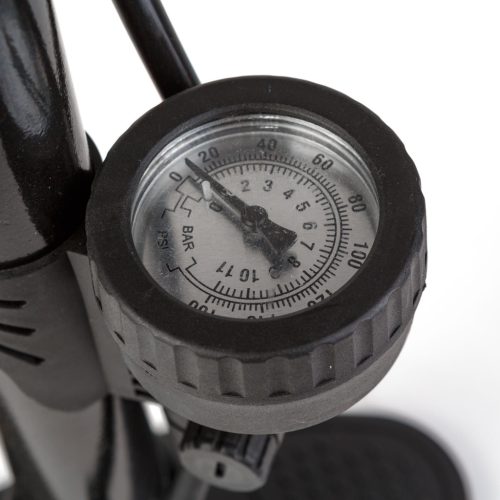 Kézi műhelypumpa / kerékpár pumpa - 38 x 500 mm - fekete