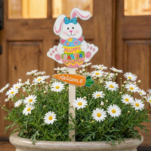 Húsvéti dekoráció - leszúrható nyuszi - 70 cm