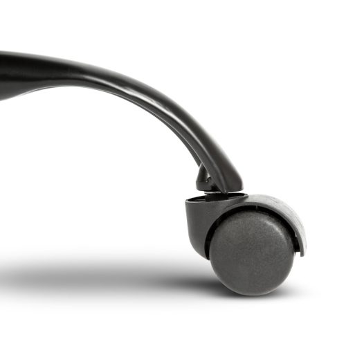 Irodai forgószék - fix karfával - fekete - 70 x 51 / 52 x 50 cm