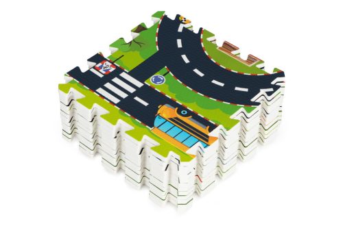 Habszivacs puzzle szőnyeg városi utcák