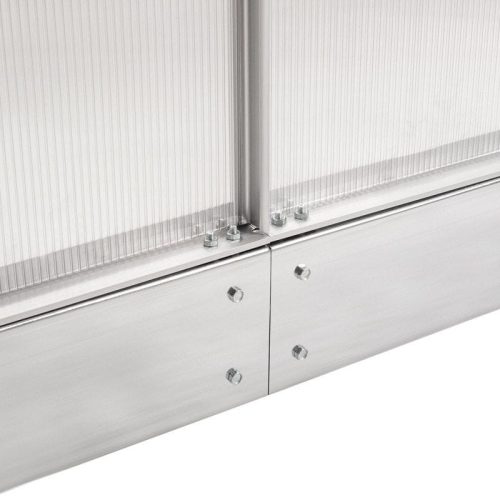 Polikarbonát üvegház 250 x 310 x 124/205 cm