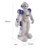 Cady robot intelligens, érzékelős, interaktív játék kék