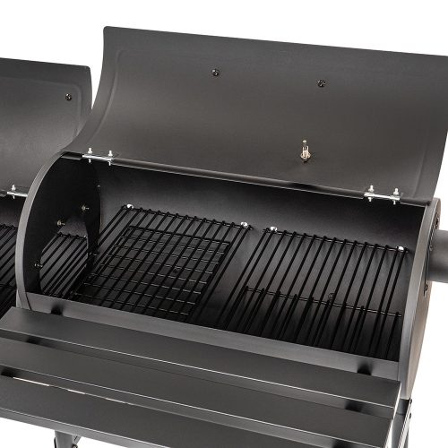 Faszenes kerti grillsütő füstölővel