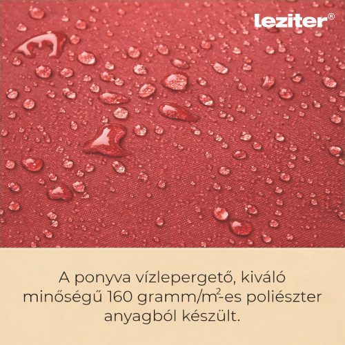 Gina kerti napernyő piros 300 cm