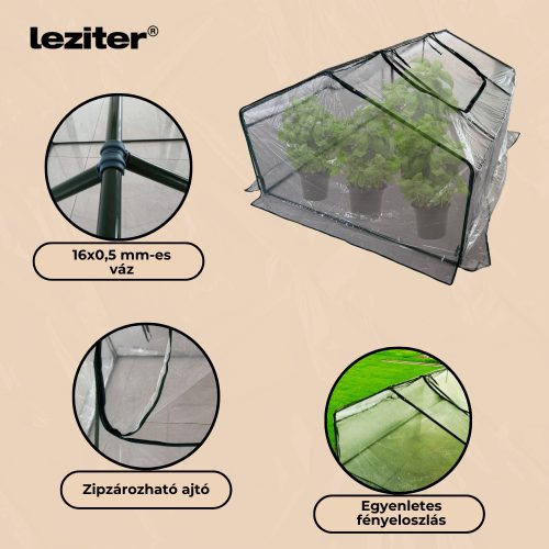 Magágy fólia 180x140x94 cm átlátszó