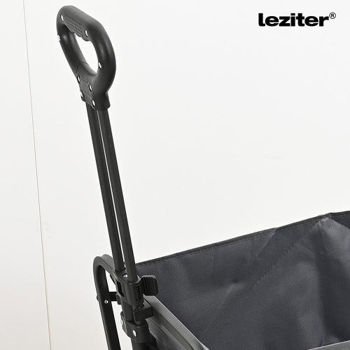 Összecsukható standard kerti strandkocsi asztallal szürke