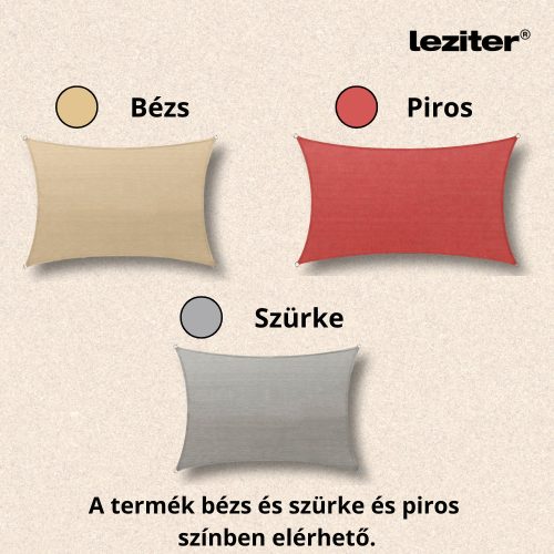 Rana napvitorla négyszög alakú 3x4 m bézs