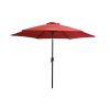 Solari kerti napernyő piros 300 cm